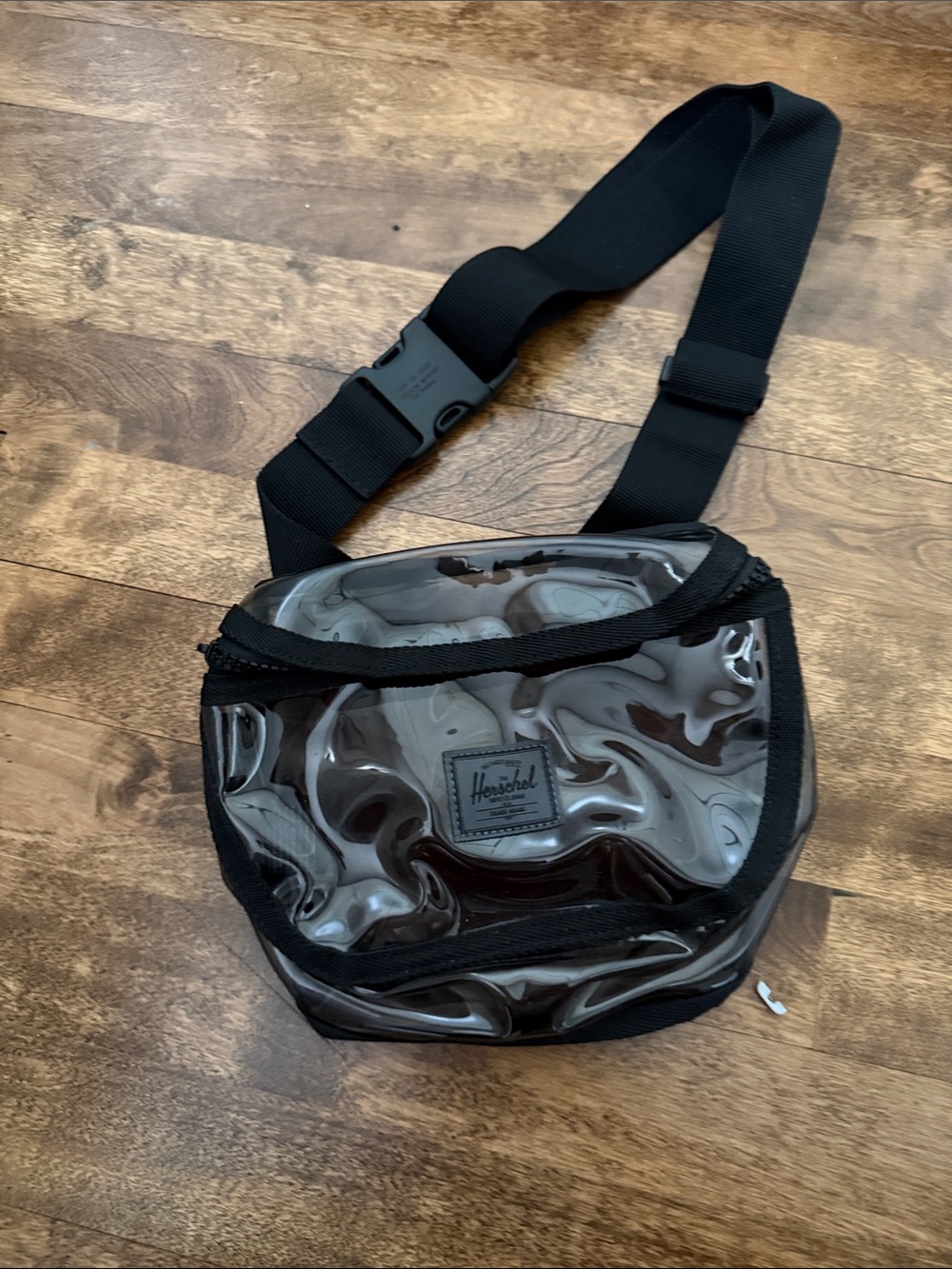 Herschel Supply Company Black Clear PVC Belt Bag